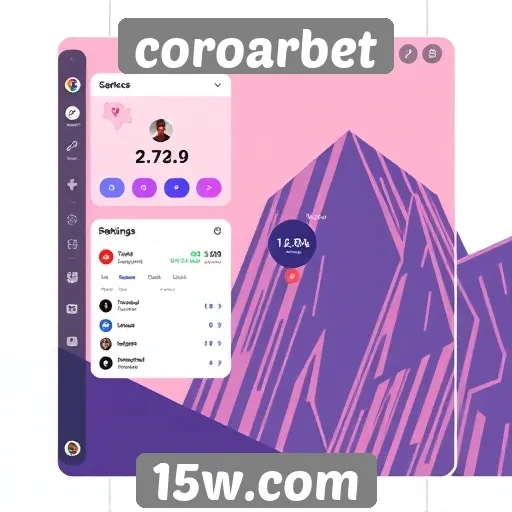 Interface do Coroarbet facilita a navegação para usuários