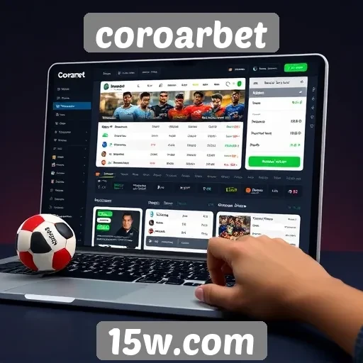 Explorando a interface do usuário do Coroarbet