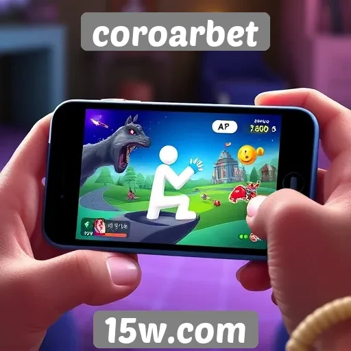 Acessibilidade de jogos mobile no Coroarbet